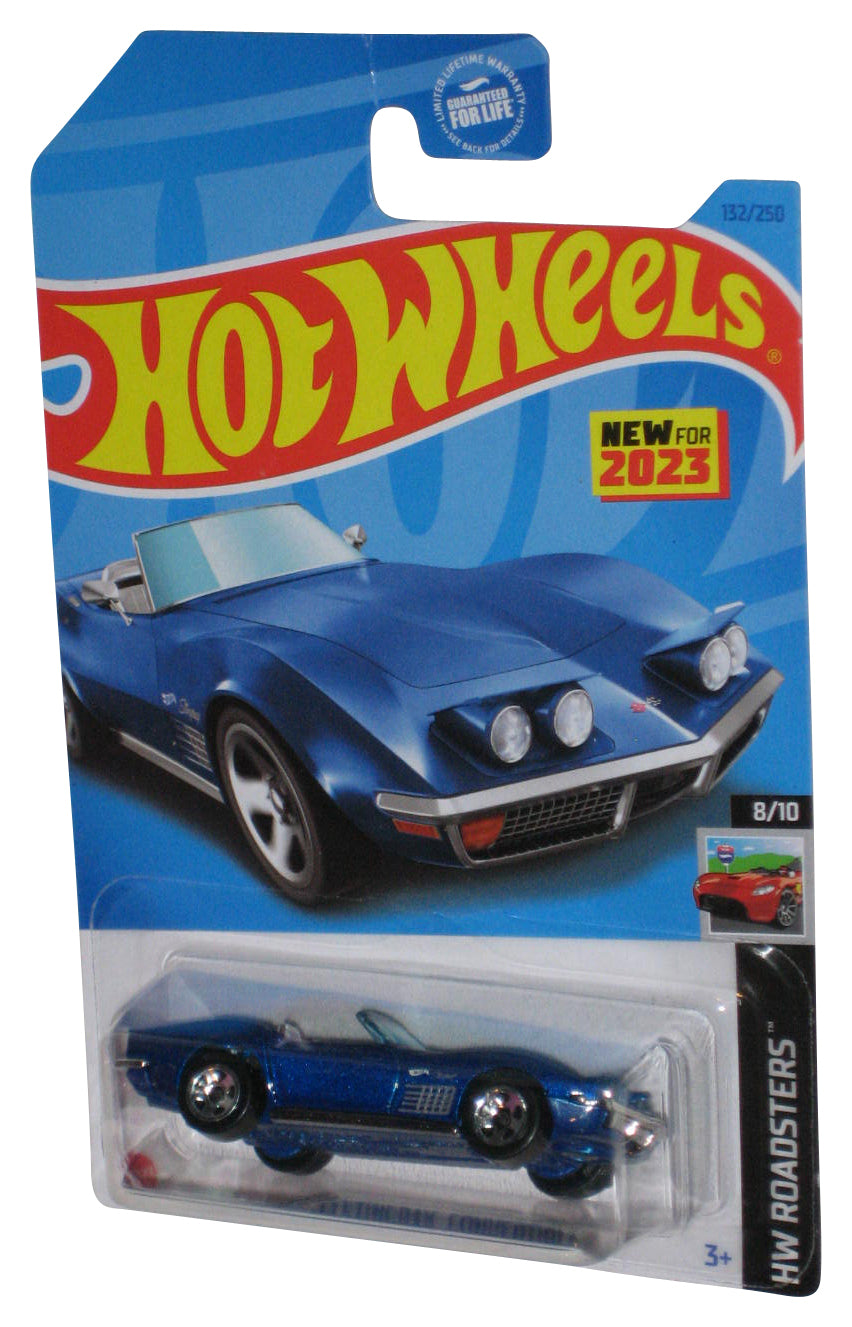 Hot Wheels HW Roadsters 8/10 (2023) Blue '72 Stingray Convertible Toy Car 132/250
