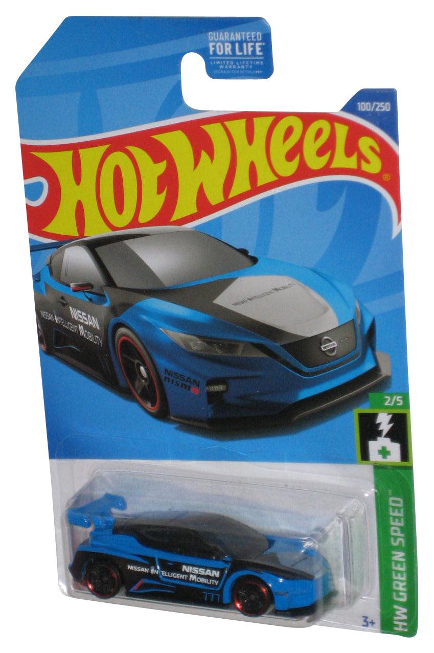 Hot Wheels HW Green Speed 2/5 (2021) Blue Nissan Leaf Nismo RC-02 Toy Car 100/250