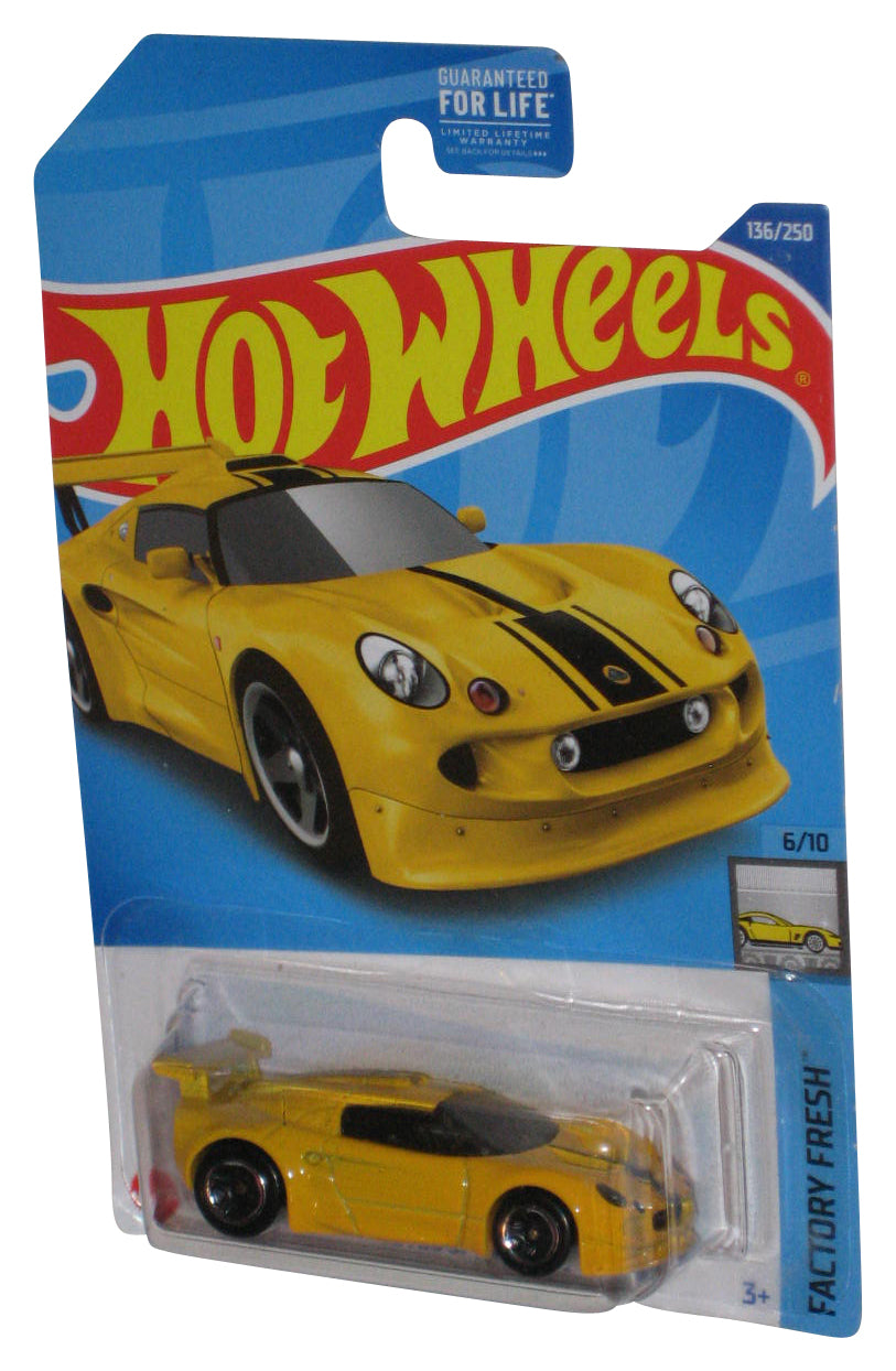 Hot Wheels Factory Fresh 6/10 (2021) Yellow Lotus Sport Elise Toy Car 136/250