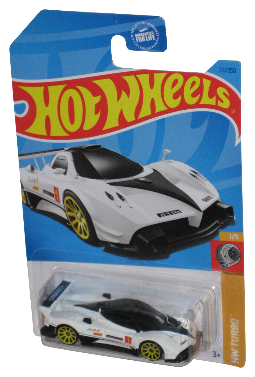 Hot Wheels HW Turbo 1/5 (2021) White Pagani Zonda R Toy Car 72/250
