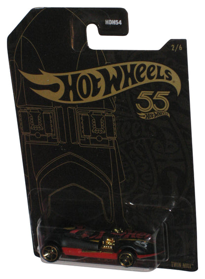 Hot Wheels 55th Black & Red Twin Mill Die-Cast Toy Car 2/6