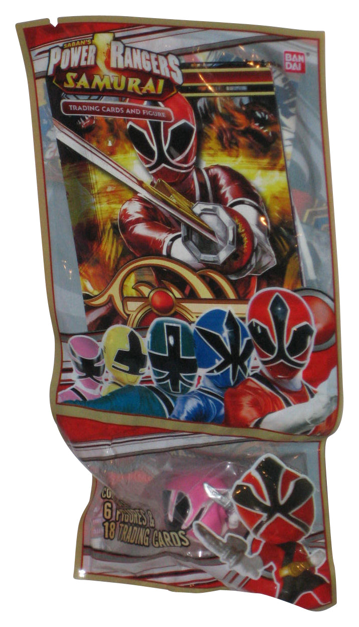 Power Rangers Samurai Pink (2011) Bandai Mini Figure w/ Trading Card