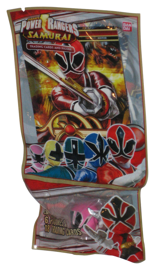 Power Rangers Samurai Pink (2011) Bandai Mini Figure w/ Trading Card