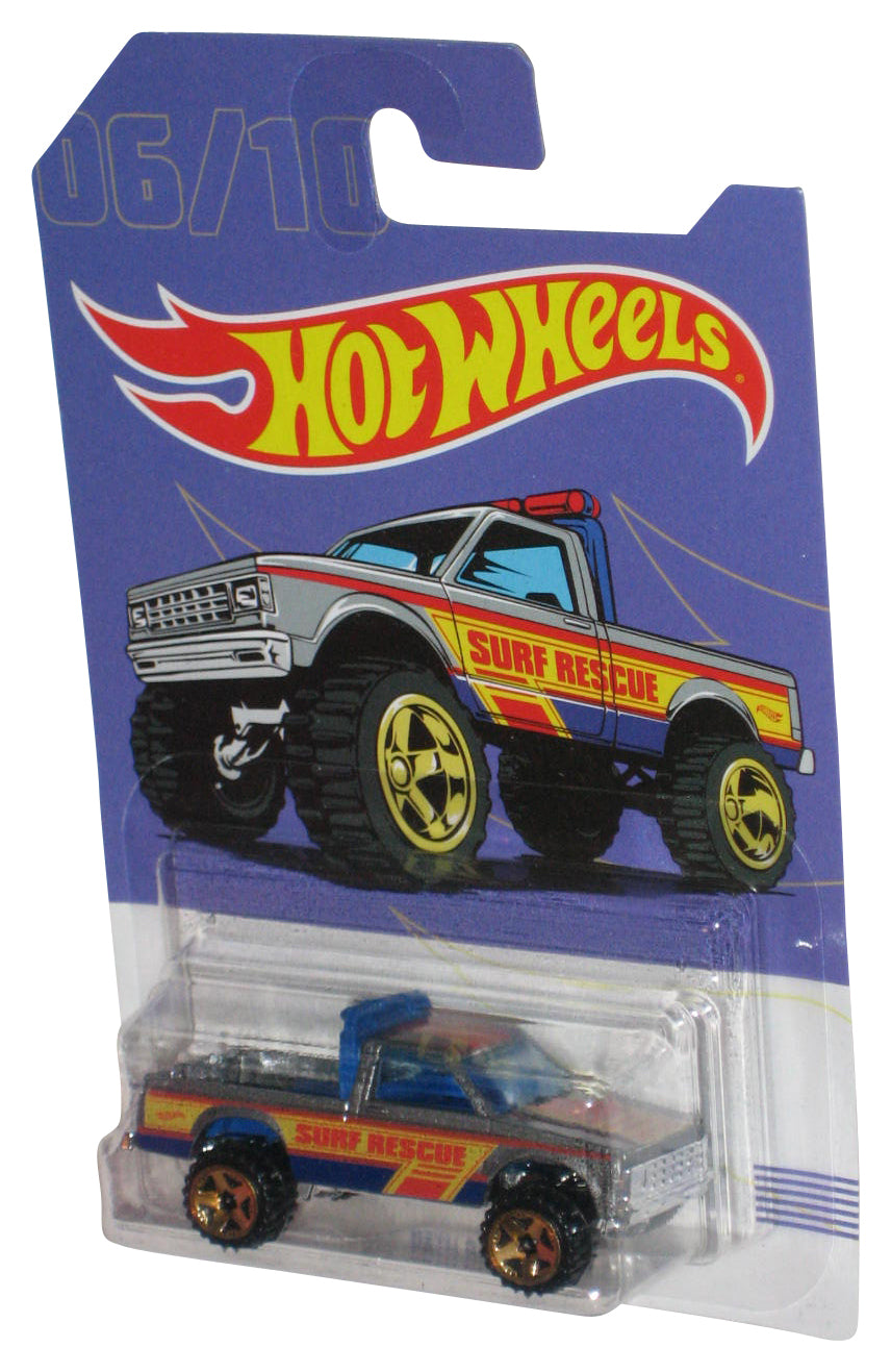 Hot Wheels Surf Rescue (2017) Blue Path Beater Toy Truck 6/10