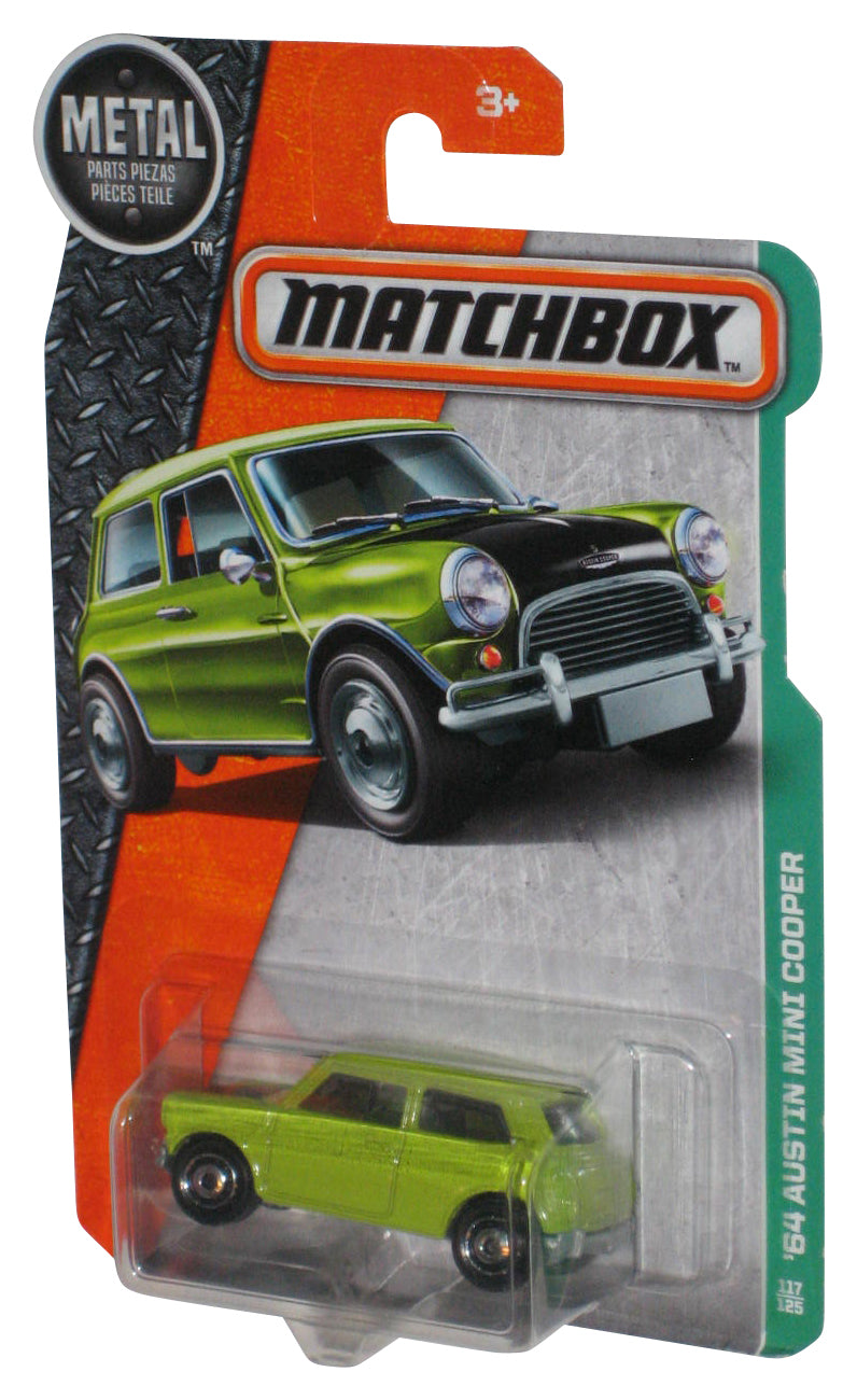 Matchbox Green '64 Austin Mini Cooper (2016) Green Toy Car 117/125