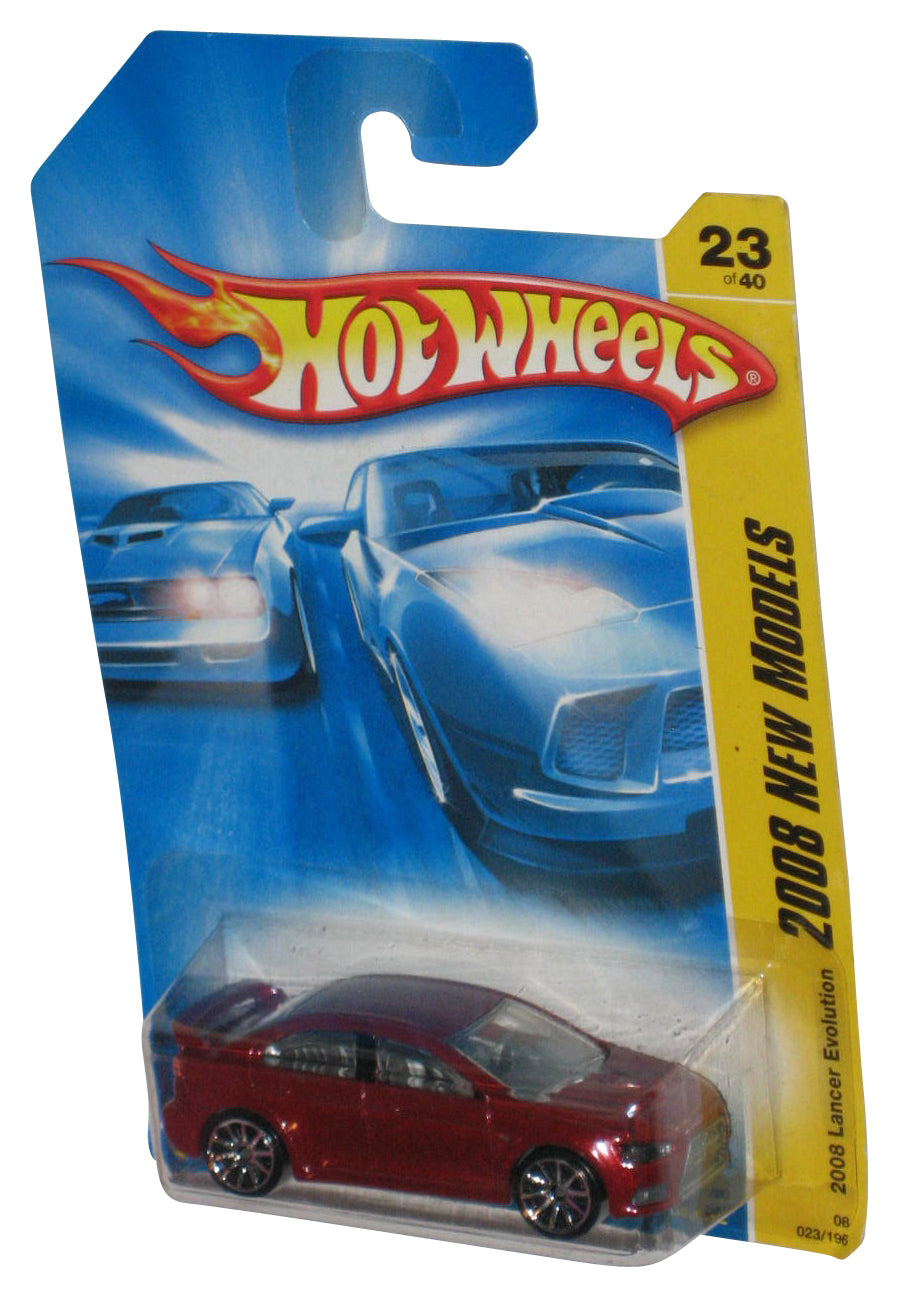 Hot Wheels 2008 New Models Red Lancer Evolution Toy Car 023/196