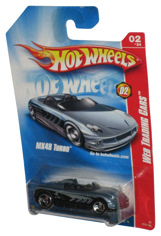 Hot Wheels Web Trading 2/24 (2007) Blue MX48 Turbo Toy Car 078/196