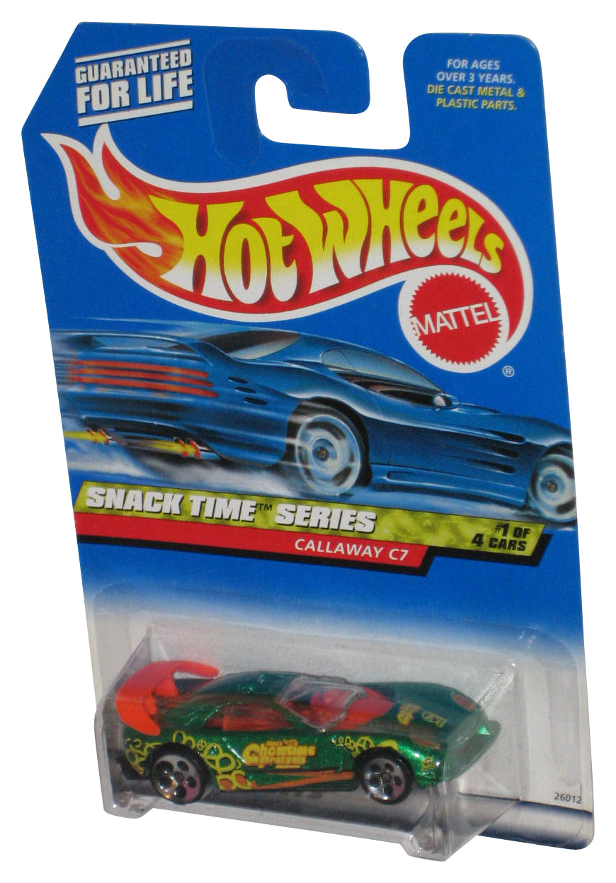 Hot Wheels Snack Time Series (1999) Chowtime Pretzels Green Toy Car 1/4