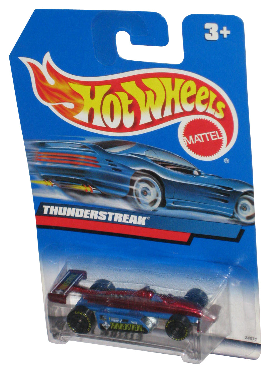 Hot Wheels Thundersteak (1998) Mattel Die-Cast Red & Blue Toy Car