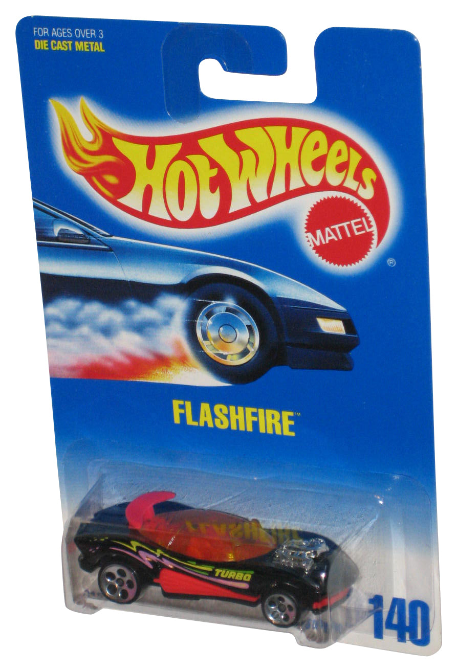 Hot Wheels Black & Red (1991) Flashfire Die-Cast Toy Car #140
