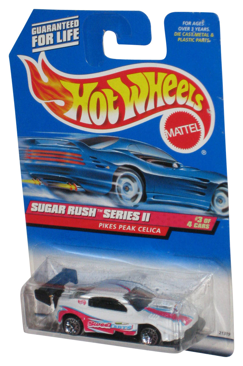Hot Wheels Sugar Rush Series II 3/4 White Pikes Peak Celica Sweet Tarts Toy Car #971