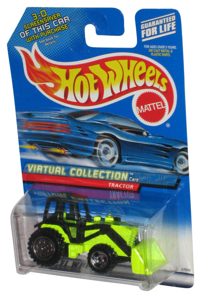 Hot Wheels Virtual Collection (2000) Mattel Green Tractor Toy #103