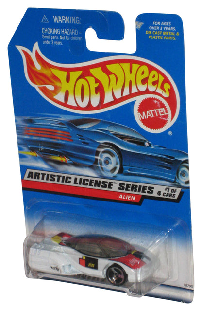 Hot Wheels Artistic License Series 1/4 White Alien Toy Car #730