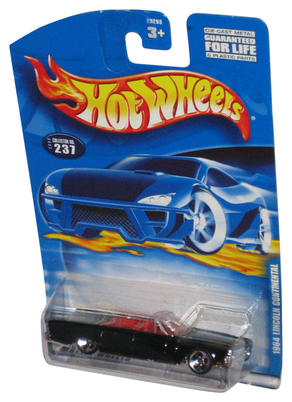 Hot Wheels Black 1964 Lincoln Continental (2000) Mattel Die-Cast Toy Car #237