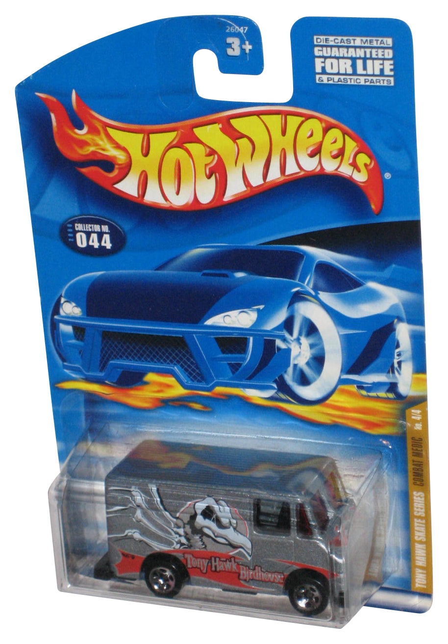 Hot Wheels Tony Hawk Skate Series (2000) Silver Combat Medic Toy #044