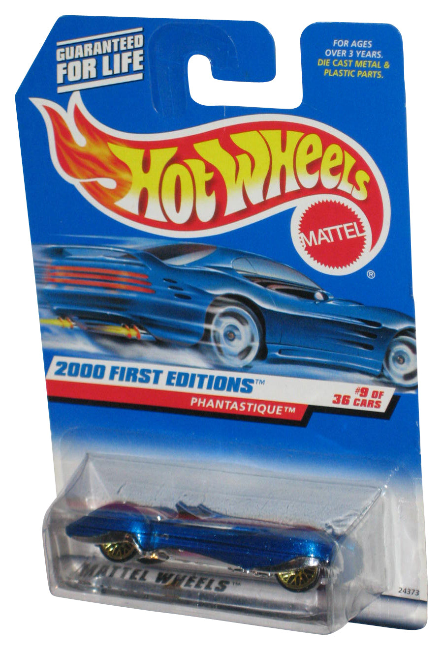 Hot Wheels 2000 First Edition 9/36 Phantastique Blue Toy Car #069