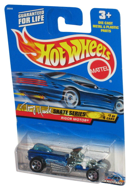 Hot Wheels Tony Hawk Skate Series (2000) Blue Rigor Motor Toy Car #041