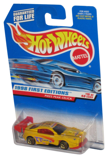 Hot Wheels 1998 First Editions 15/40 Yellow Pikes Peak Celica Toy Car #652