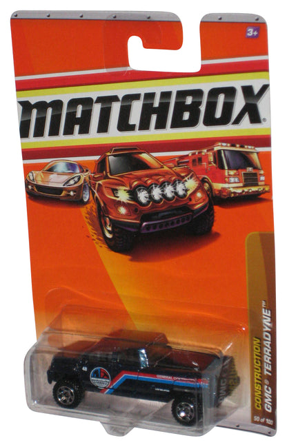 Matchbox Construction (2010) Black GMC Terradyne Toy Truck 50/100