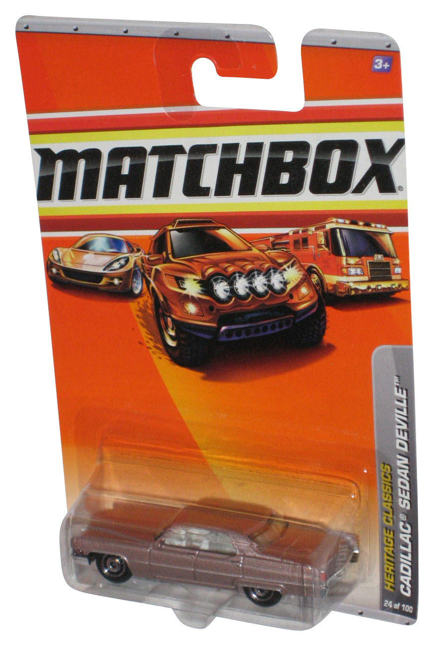 Matchbox Heritage Classics (2009) Lavender Cadillac Sedan Deville Toy Car 24/100