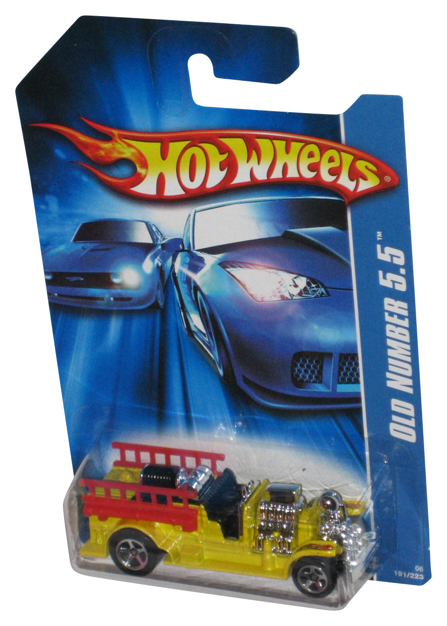 Hot Wheels Old Number 5.5 (2006) Yellow Die-Cast Toy Truck 191/223