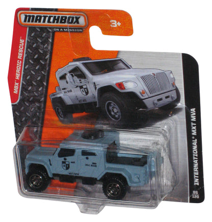 Matchbox MBX Heroic Rescue (2013) International MXT MVA Toy Car 86/120 - (Short Card / Small Dent)