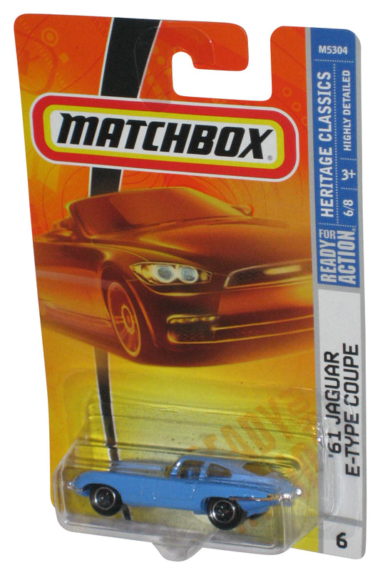 Matchbox Heritage Classics 6/8 (2007) Blue '61 Jaguar E-Type Coupe Toy Car #6