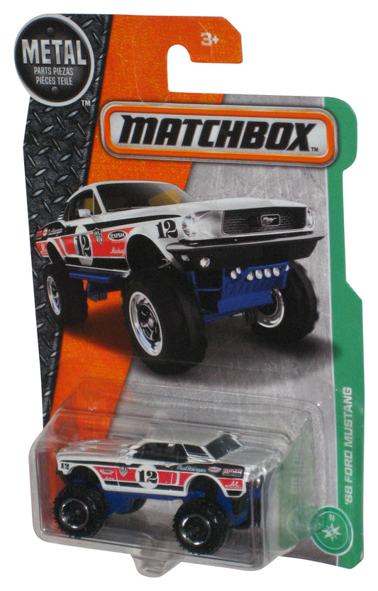 Matchbox Metal (2016) White '68 Ford Mustang Toy Truck 124/125