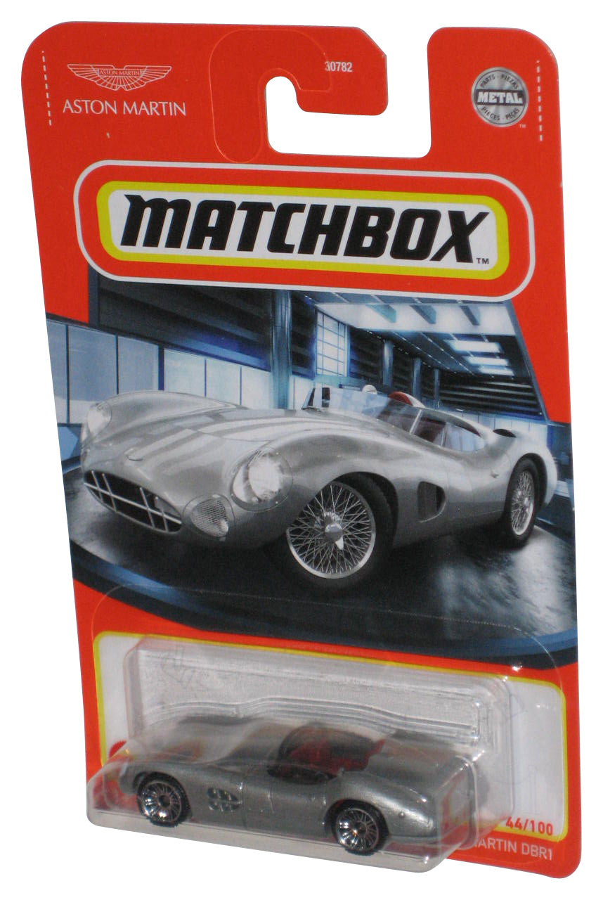 Matchbox Aston Martin 1956 DBR1 Silver (2020) Metal Toy Car 44/100