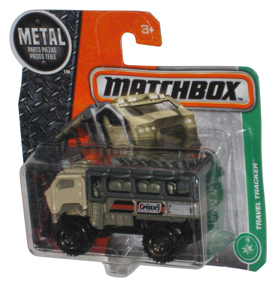 Matchbox Metal (2016) Beige & Silver Travel Tracker Toy Truck 96/125 - (Short Card)