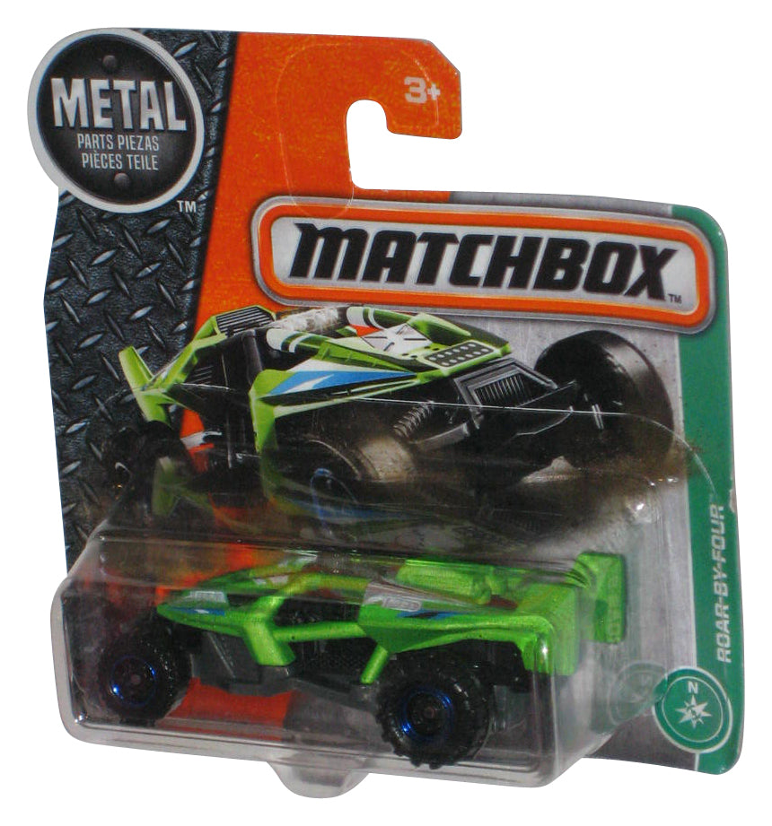 Matchbox Roar-By-Four (2016) Green Die-Cast Toy Car 111/125 - (Short Card)