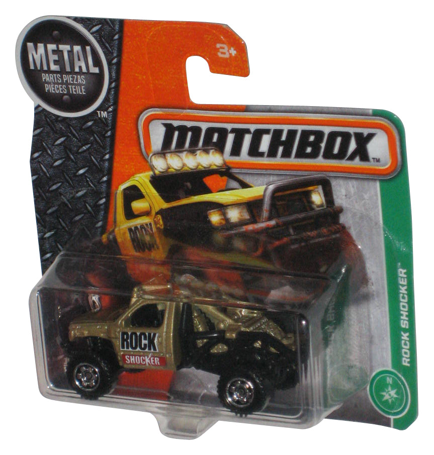 Matchbox Rock Shocker (2016) Gold Die-Cast Metal Toy Truck 107/125 - (Short Card)