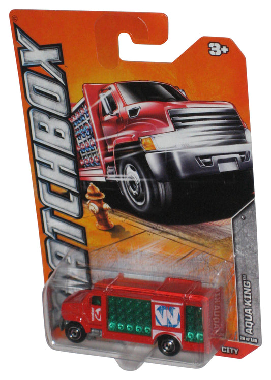 Matchbox Aqua King City Red & Green (2011) Mattel Die-Cast Toy #20/120