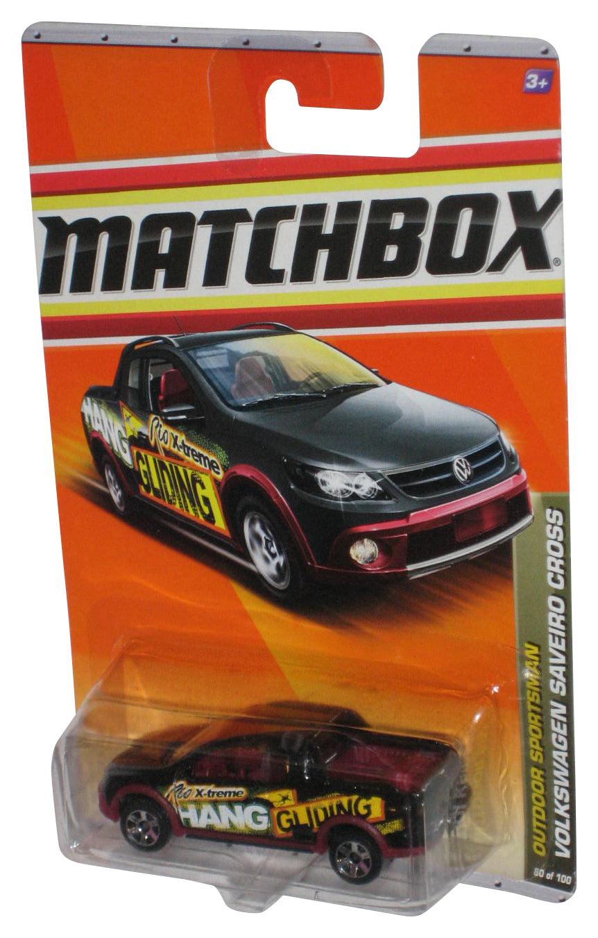 Matchbox Outdoor Sportsman (2010) Black Volkswagen Saveiro Cross Toy Car 80/100