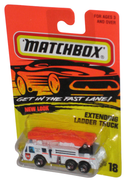 Matchbox Get In The Fast Lane (1996) New Look Extending Ladder Truck Toy #18