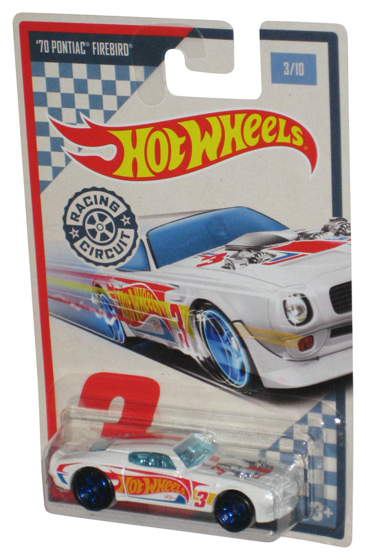 Hot Wheels Racing Circuit (2017) Mattel White '70 Pontiac Firebird Toy Car 3/10