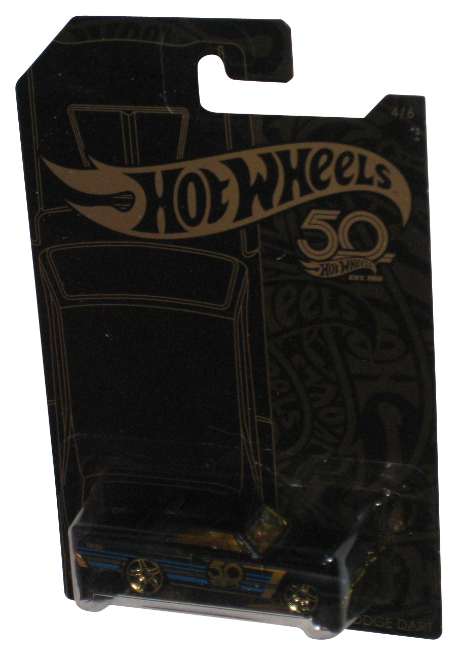 Hot Wheels 50th Blue & Gold (2017) '68 Dodge Dart Toy Car 4/6