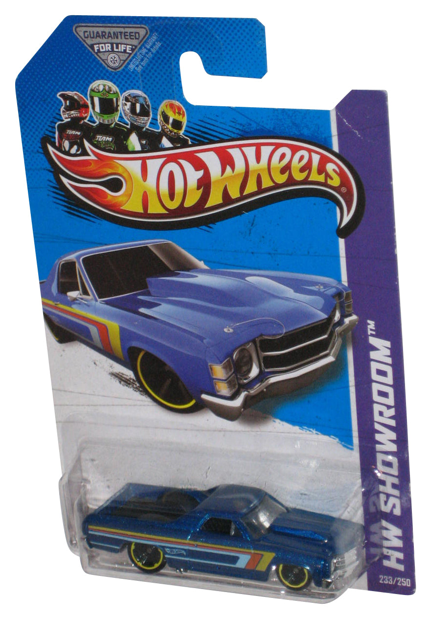 Hot Wheels HW Showroom (2012) Blue '71 El Camino Toy Car 233/250