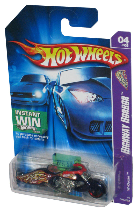 Hot Wheels Highway Horror Red W-Oozie Toy Motorcycle Bike 094/223