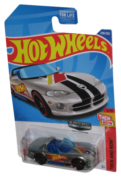 Hot Wheels Then And Now 3/10 (2021) Silver Dodge Viper RT/10 Zamac 17 Toy Car 208/250
