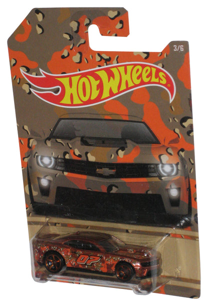 Hot Wheels Exclusive Camouflage Series (2015) '12 Camaro ZL1 Concept Brown Toy Car 3/6