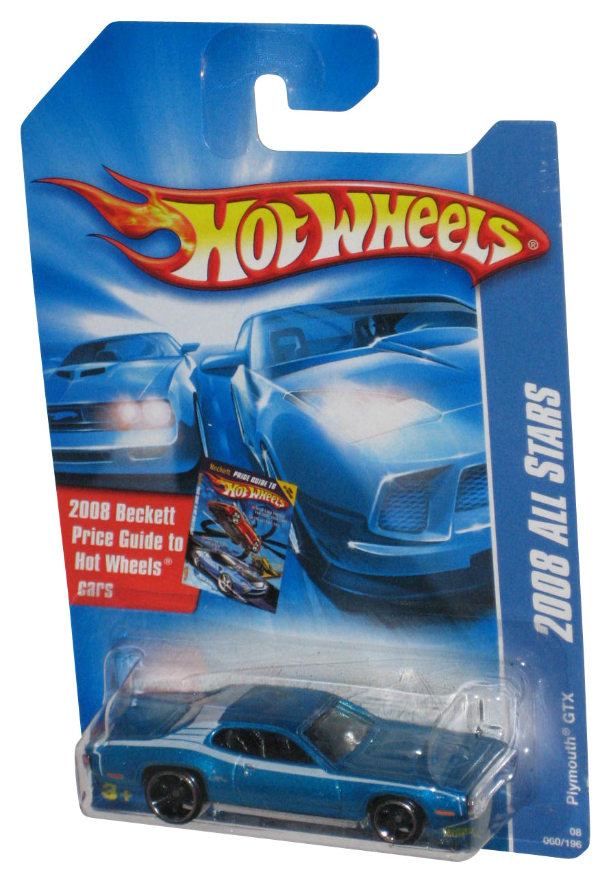 Hot Wheels 2008 All Stars Blue Plymouth GTX Blue Toy Car 60/196