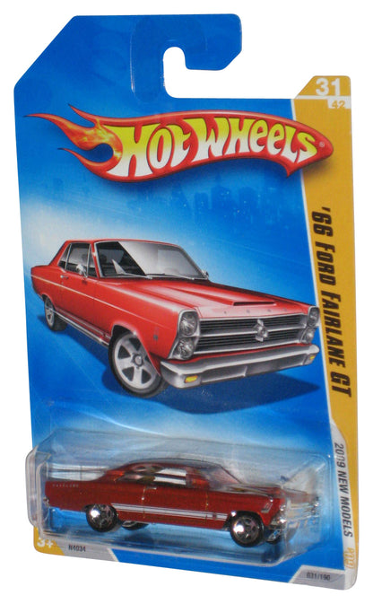 Hot Wheels 2009 New Models Red '66 Ford Fairlane GT Toy Car 031/190