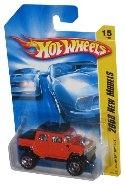 Hot Wheels 2008 New Models 15/40 Orange Hummer H2 SUT Toy Car 015/196