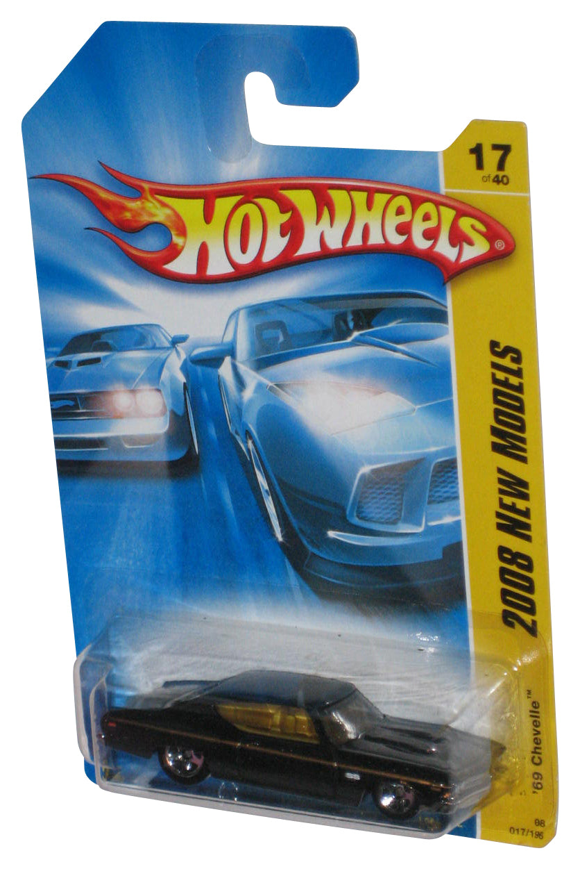 Hot Wheels 2008 New Models 17/40 Black '69 Chevelle Toy Car 017/196
