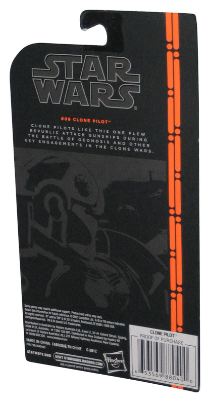 Star Wars The Black Series (2013) Clone Pilot Pink Highlights 3.75 Inch Figure #08 - (Plastic Loose From Card)