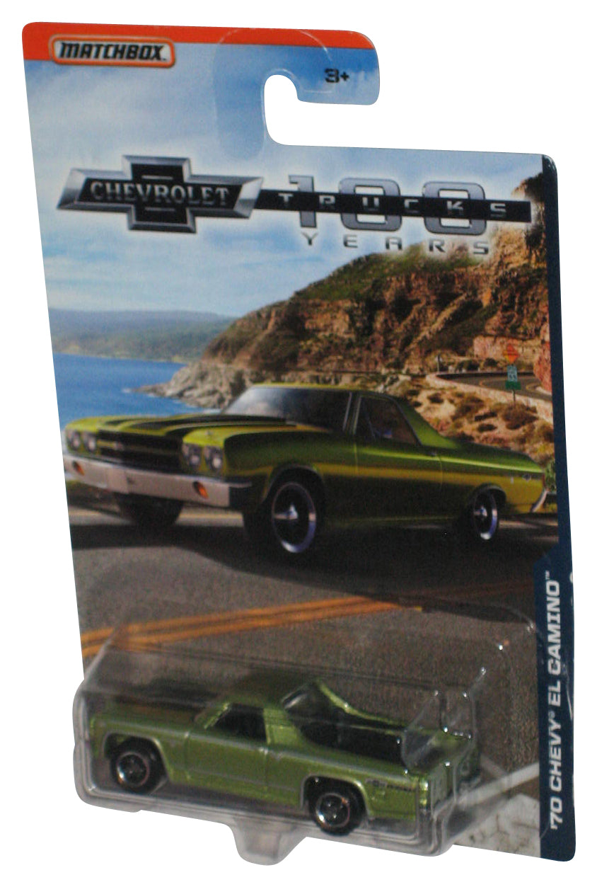 Matchbox 100 Years Chevrolet (2017) Green '70 Chevy El Camino Toy Car