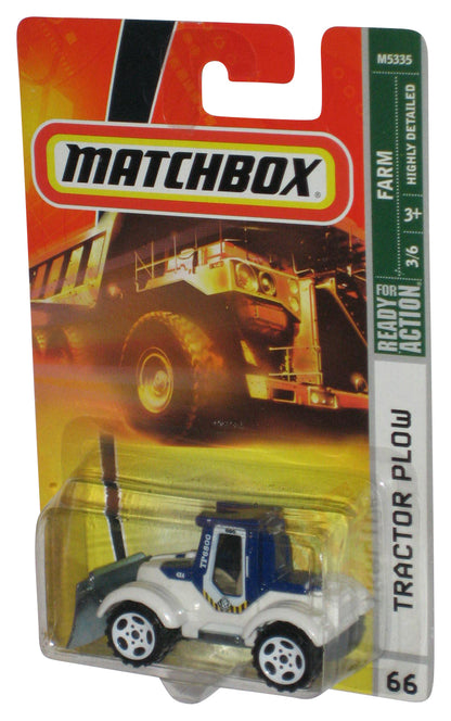 Matchbox Farm 3/6 (2007) White & Blue Die-Cast Toy #66