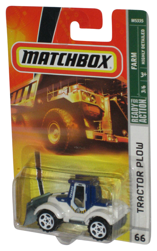 Matchbox Farm 3/6 (2007) White & Blue Die-Cast Toy #66