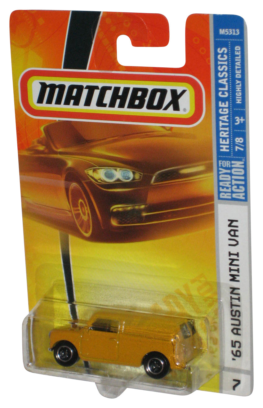 Matchbox Heritage Classics 7/8 (2007) Yellow '65 Austin Mini Van Toy #7